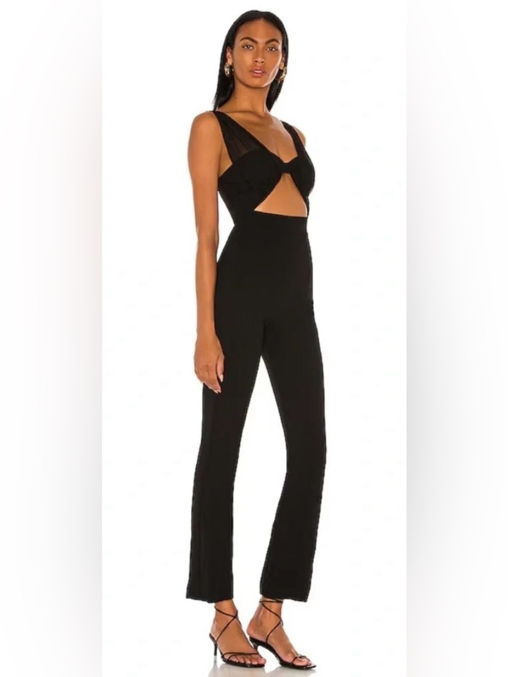 ✨ NDB Black Cut-out Jumpsuit NWOT